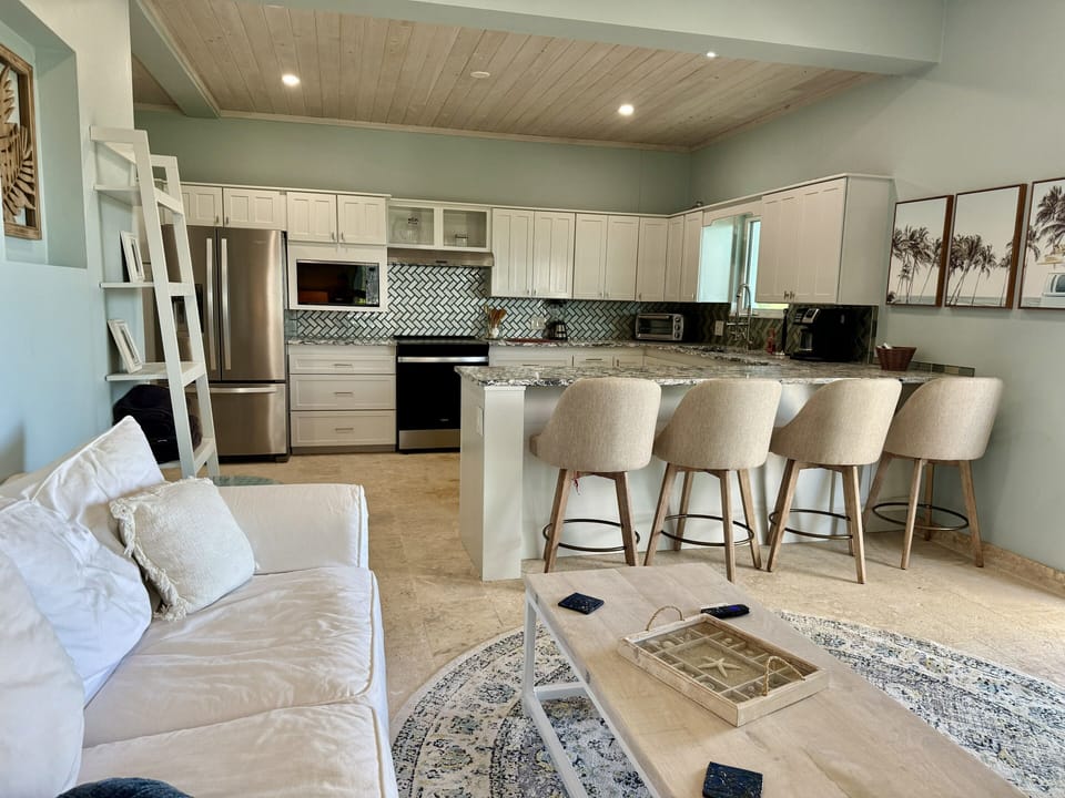 Living room to kitchen