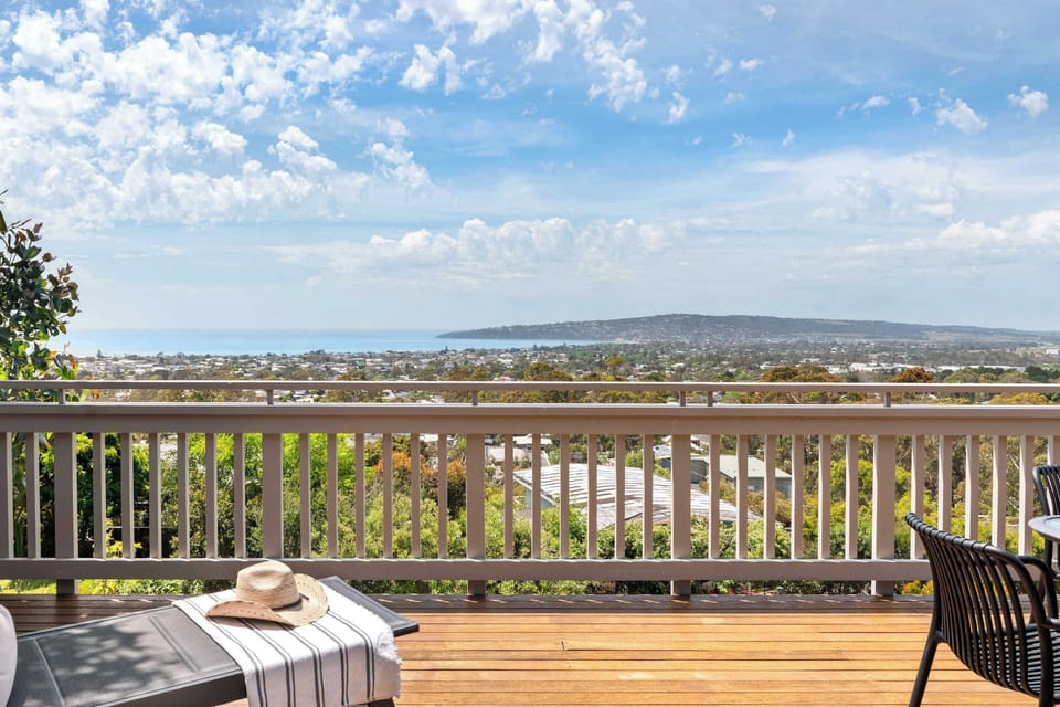 Sun-soaked deck with comfortable seating