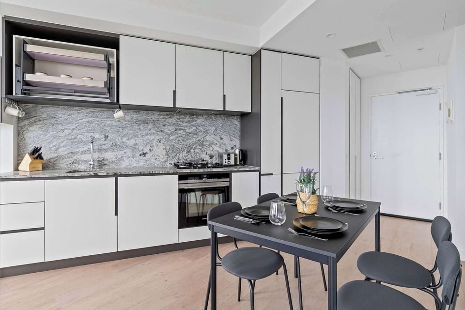 A kitchen & dining.