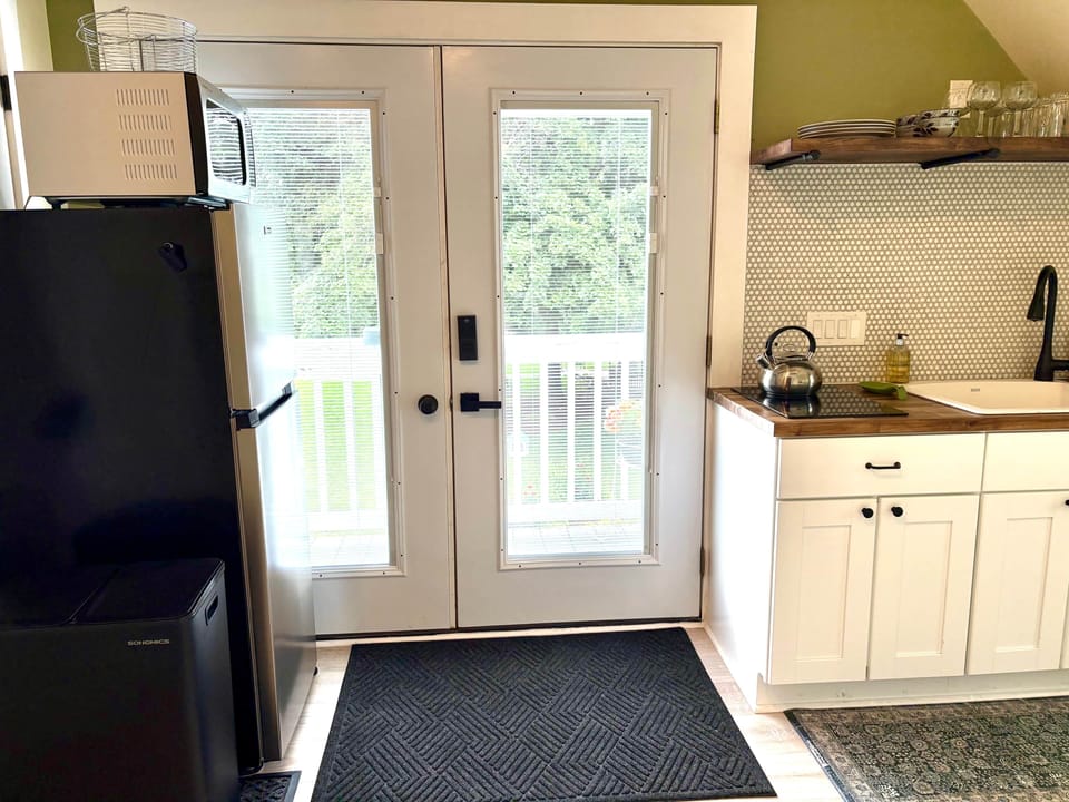 Entry and kitchen