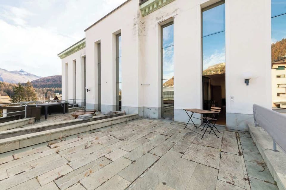 Terrace with lake view