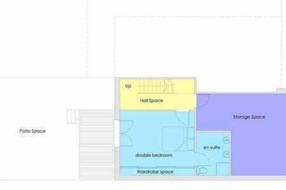Lower Floor plan of Chalet Hibou