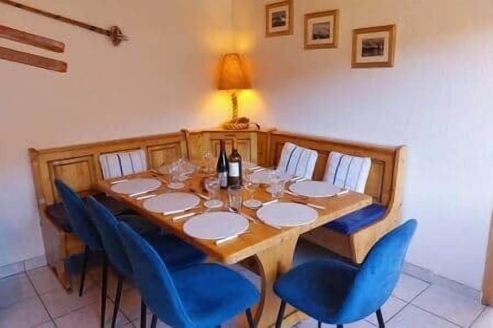 Dining table seats 8
