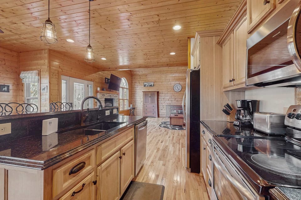 Sleek counters and rustic charm invite culinary adventures in Dandridge!