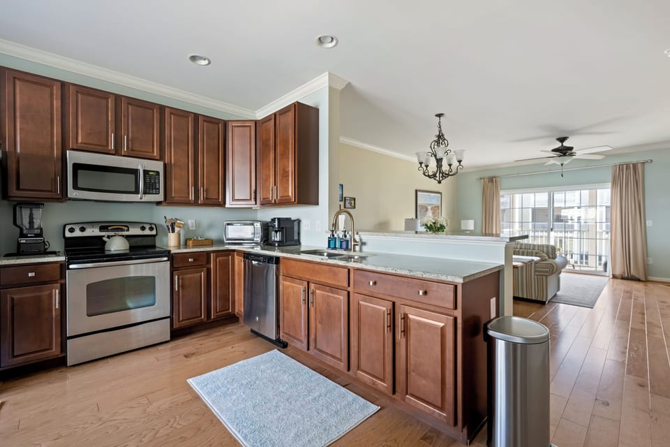 Kitchen and Living Area