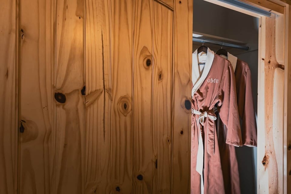 Plush robes provided in every bedroom for your comfort and relaxation