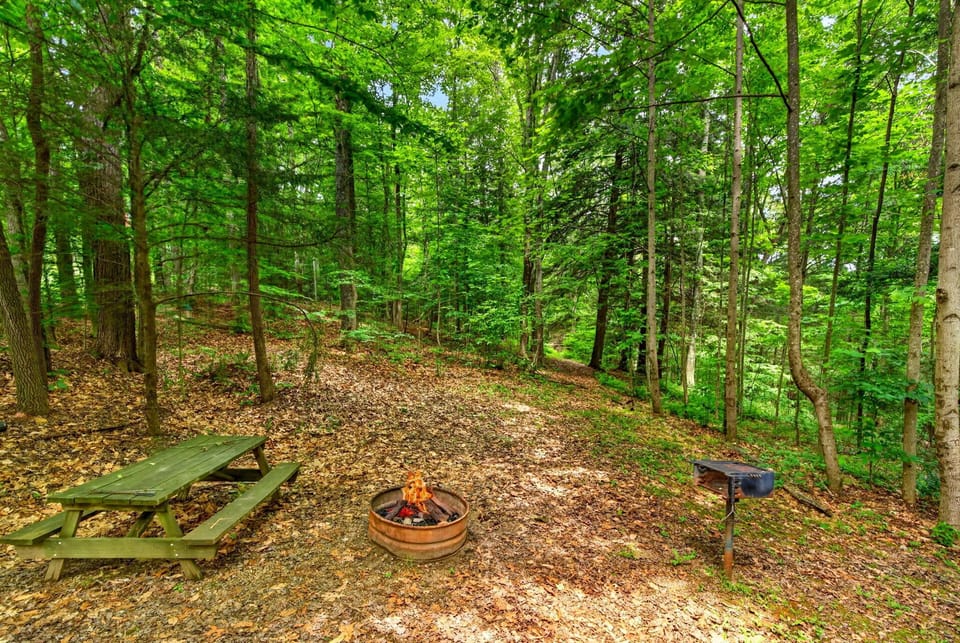 Fire pit area