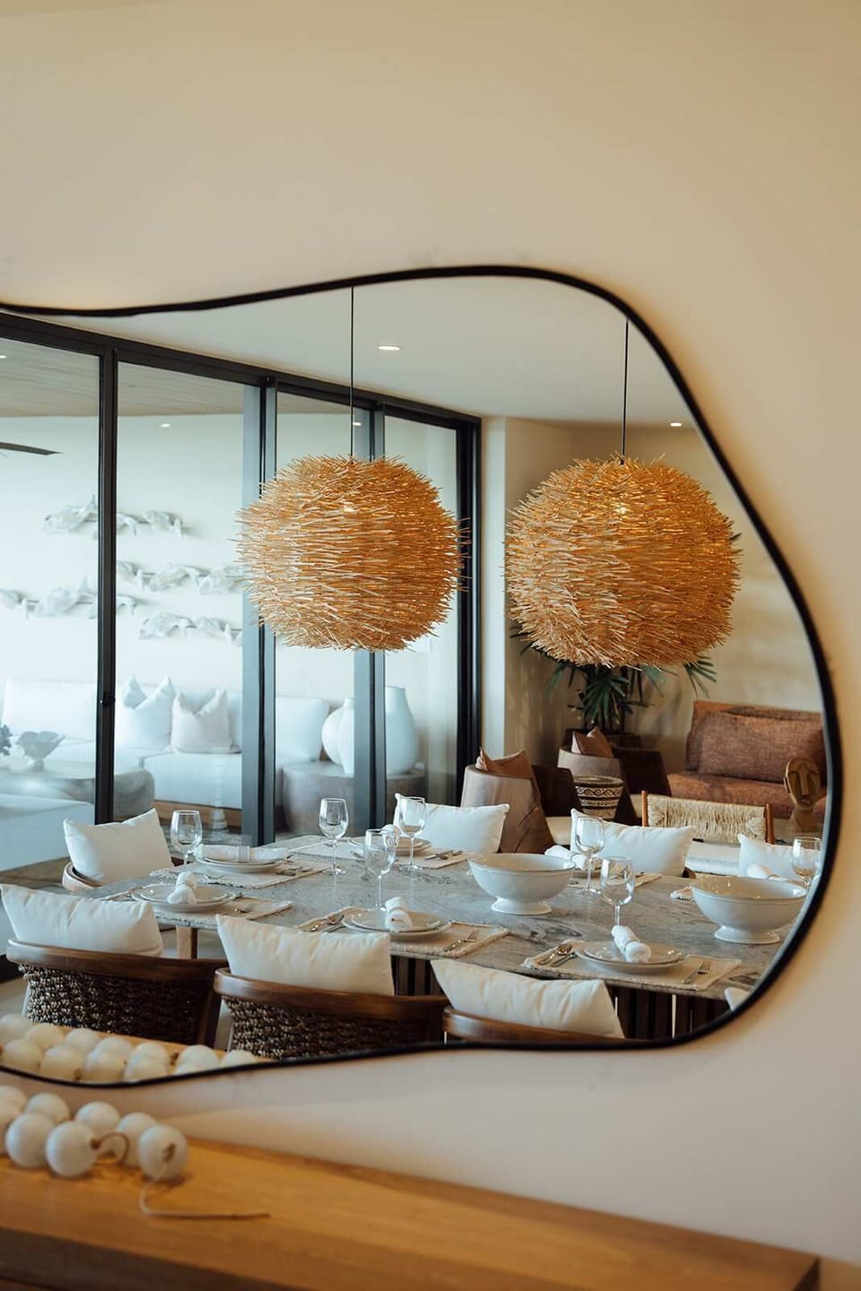 Indoor dining area