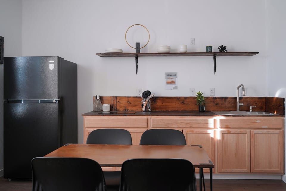 Comfortable dining area.