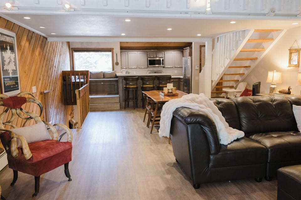 Living Room, Dining and Kitchen