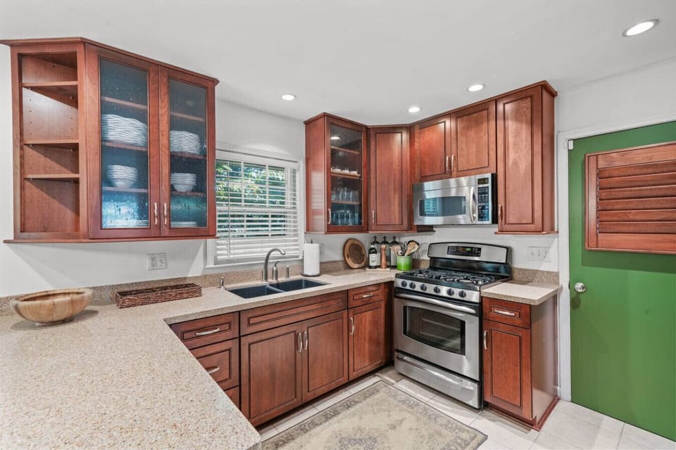 well stocked kitchen