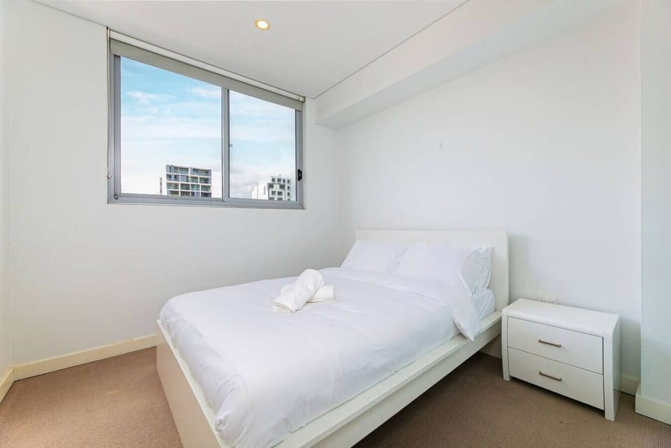 bedroom with private bathroom
