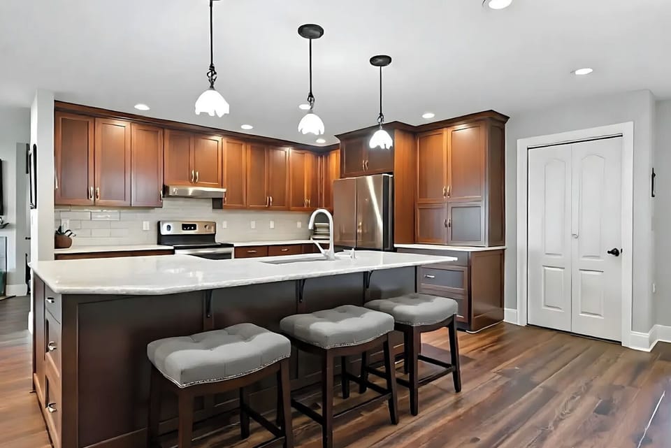 Heart of the home kitchen—perfect for shared meals and morning coffee.