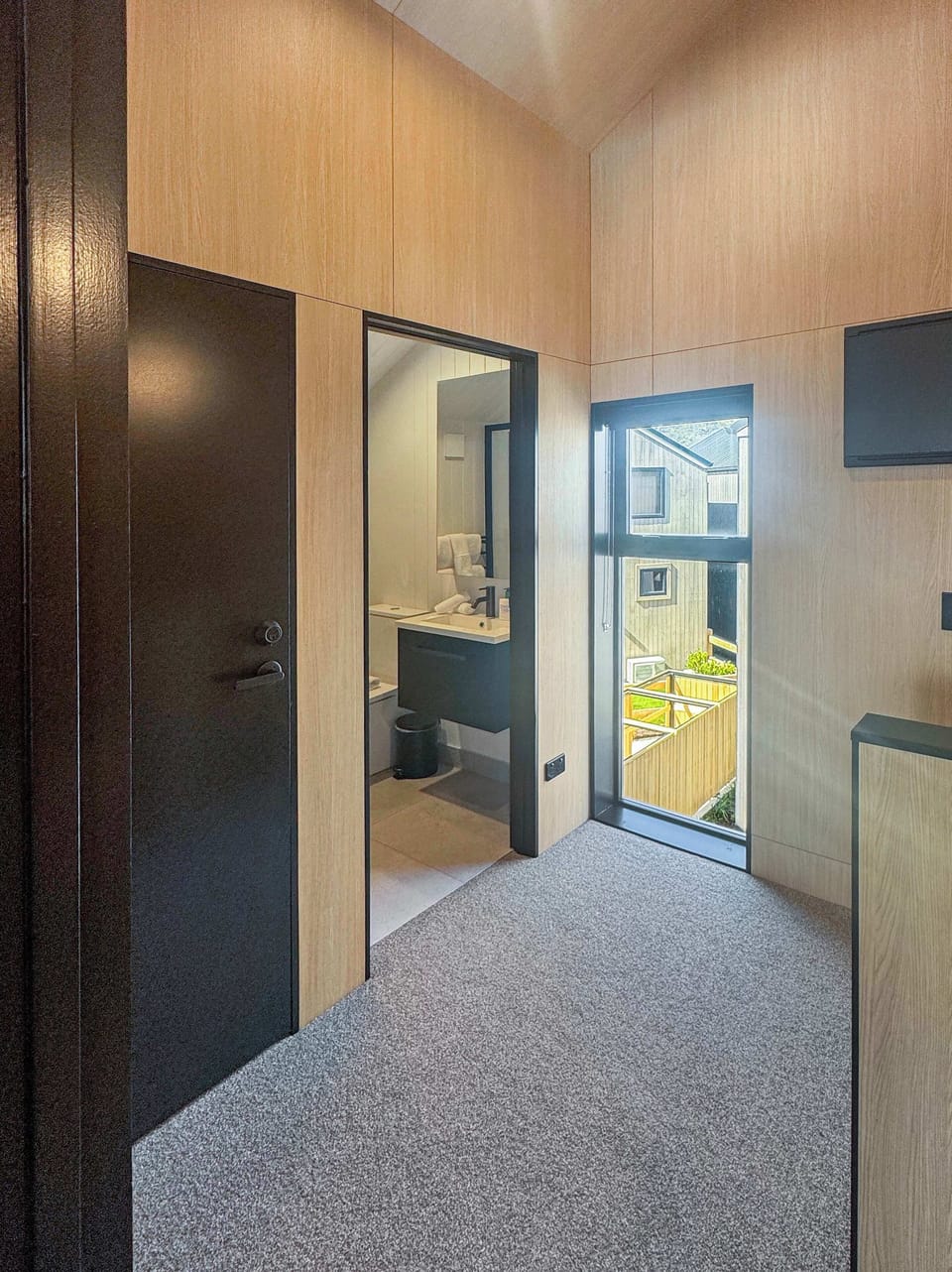 Upstairs landing with natural light and bathroom access