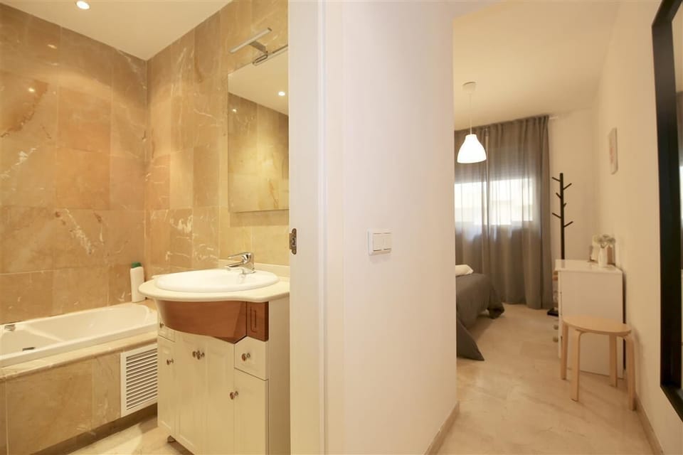 Entrance to the master bedroom with en-suite bathroom