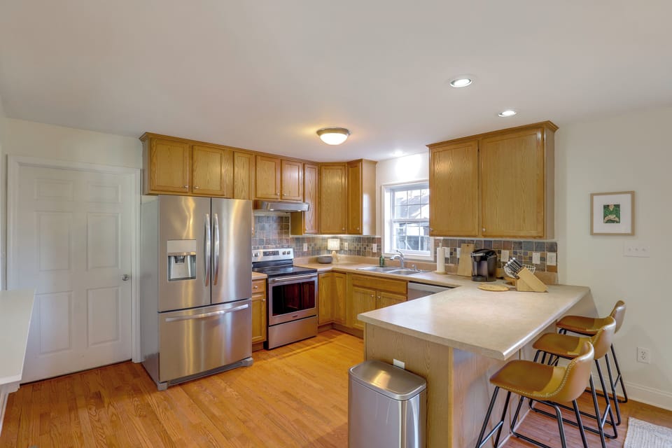 Kitchen | Main Level | Keurig Coffee Maker | Spices | Toaster