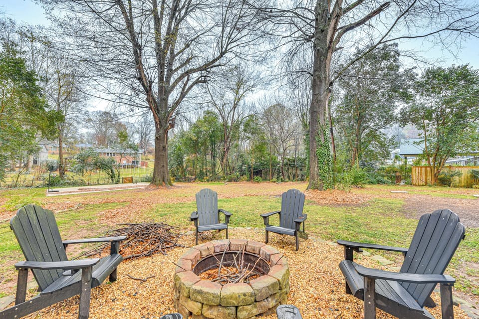 Fully Fenced Backyard | Wood-Burning Fire Pit