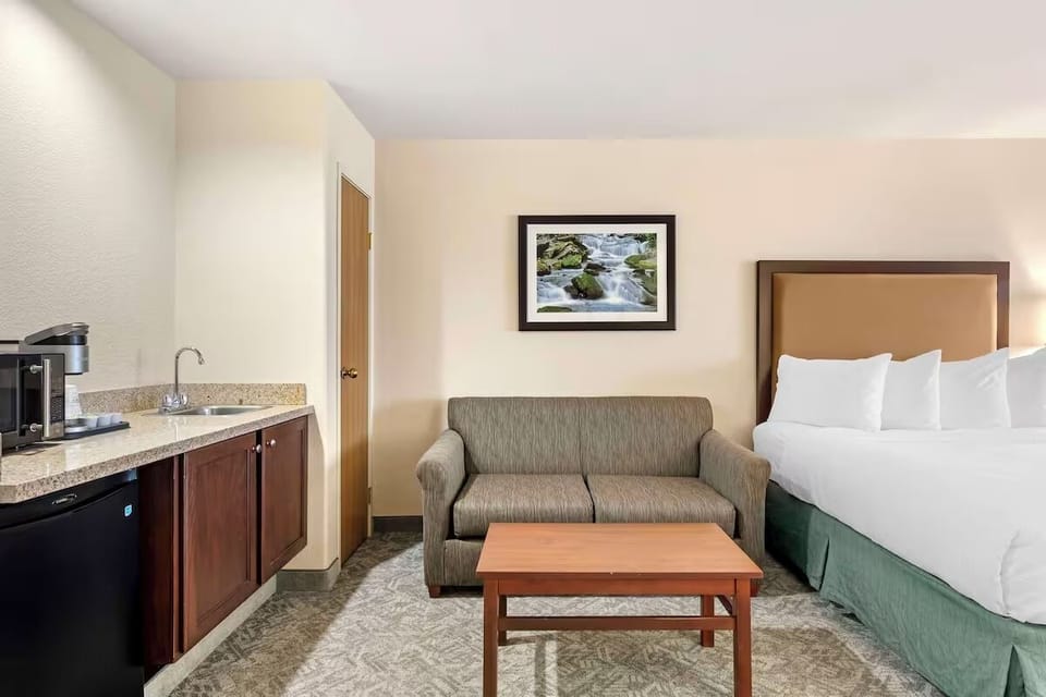 Unit with 2 Queen size beds and sofa bed