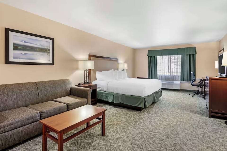 Unit with 1 King Size Bed and Sofa Bed