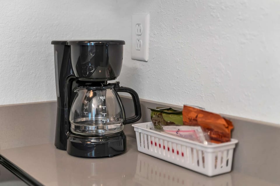 Coffee Maker with Supplies