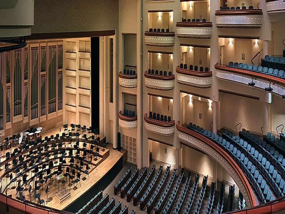 Enjoy an elegant night out at a nearby performance hall.