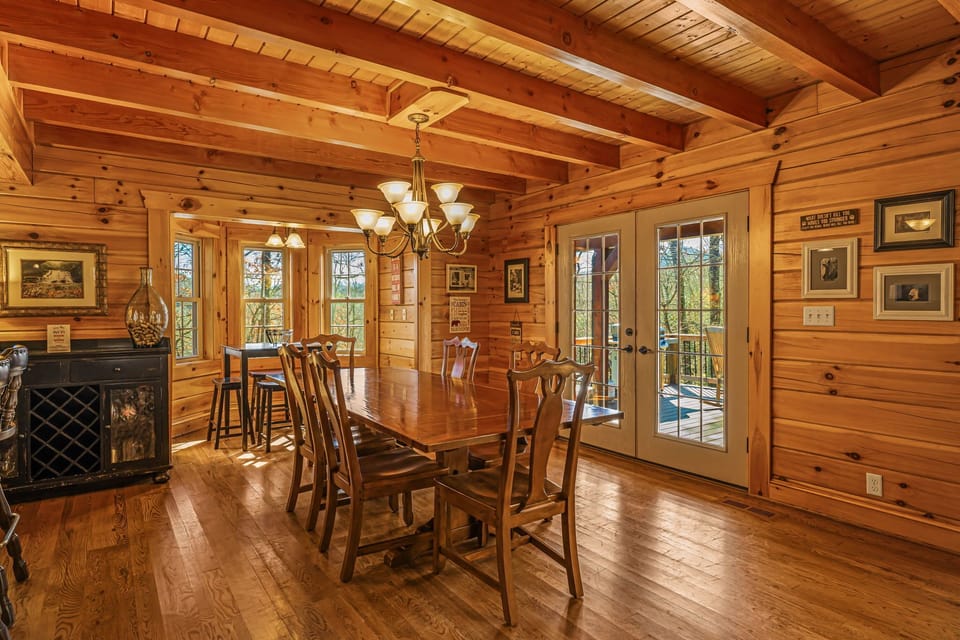 Dining Area and Deck Access
