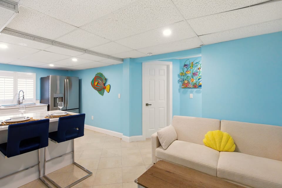Spacious open area.
