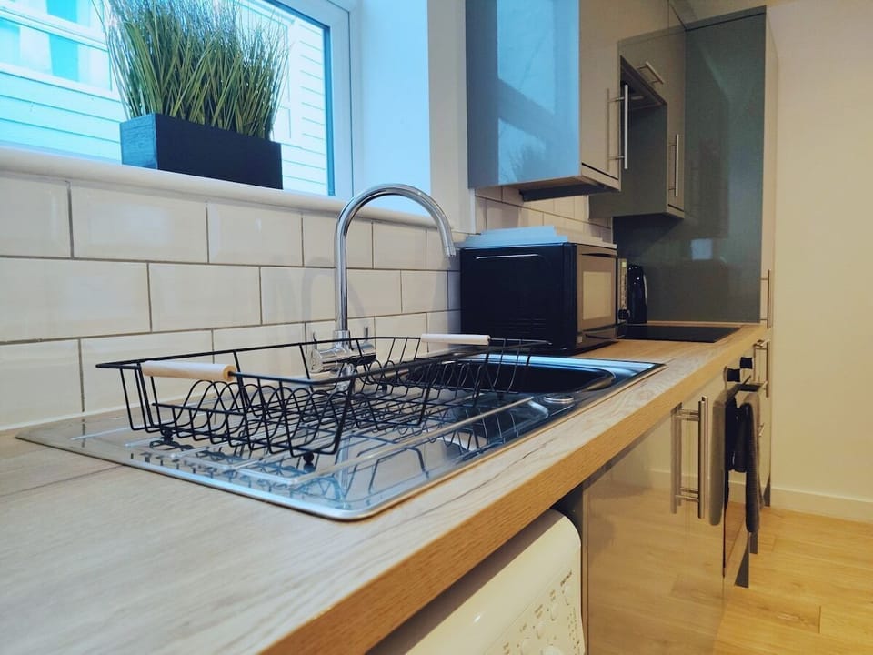 Cook up a storm in the fully equipped kitchen