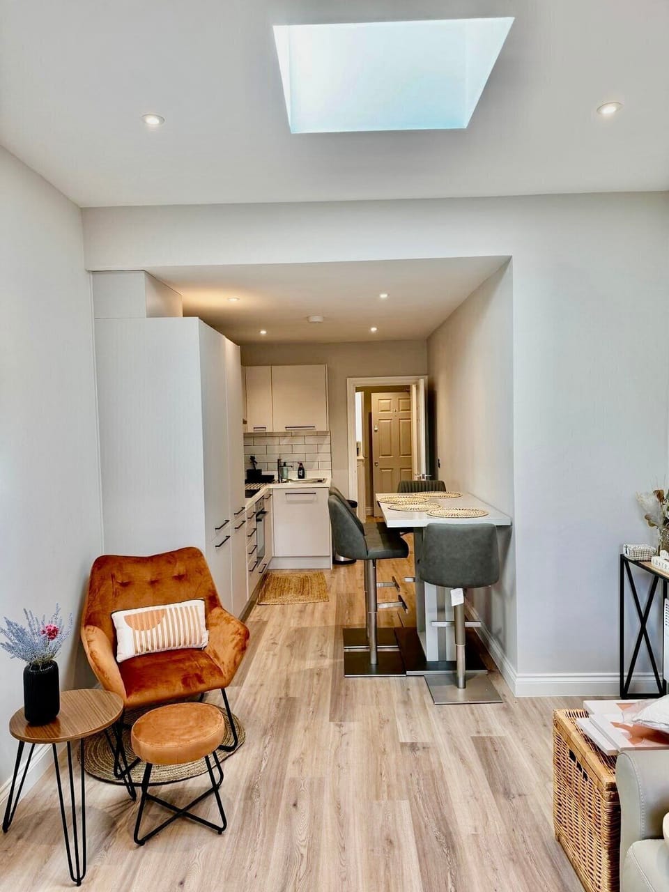 Bright and stylish Living area