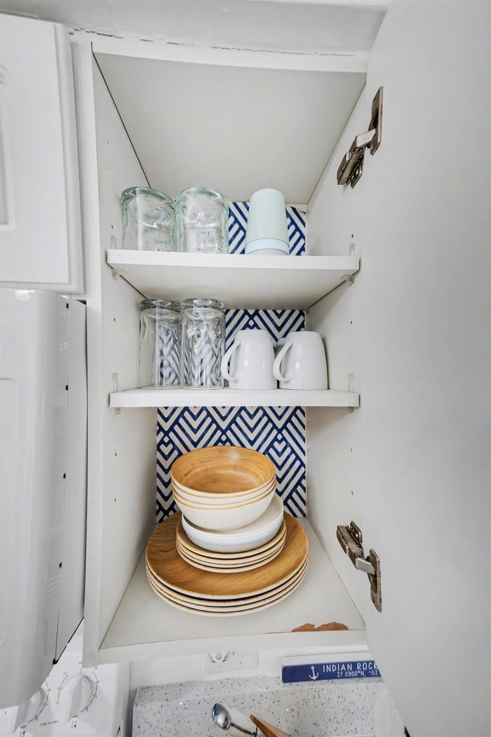 Fully stocked dishes and bowls for home-style dining.