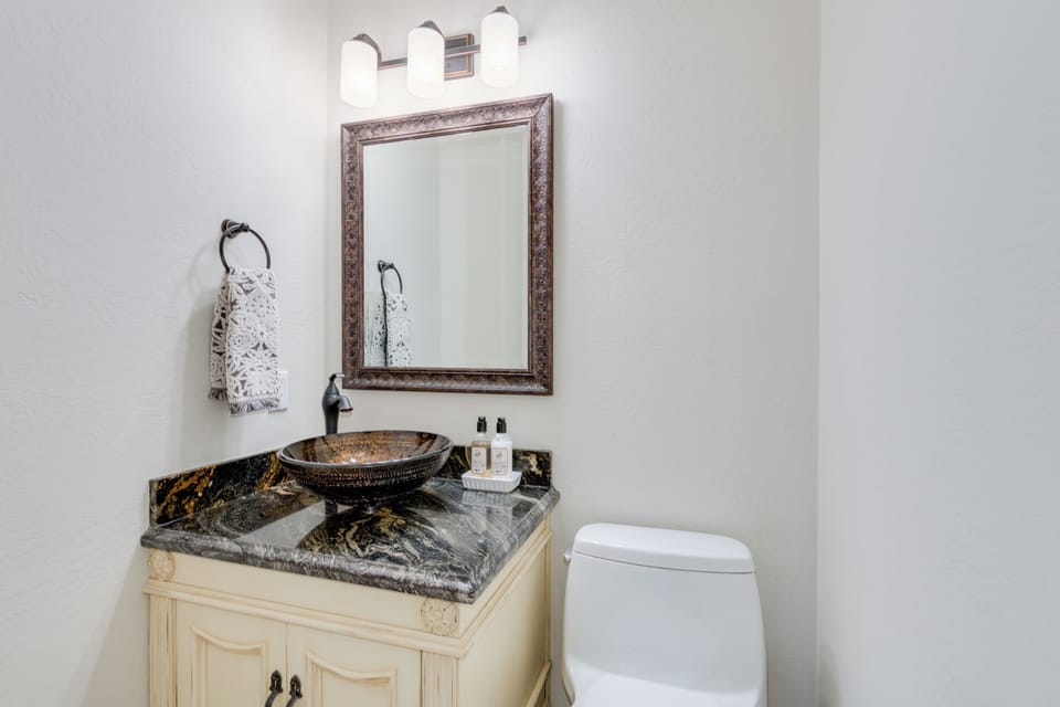 Main floor powder room