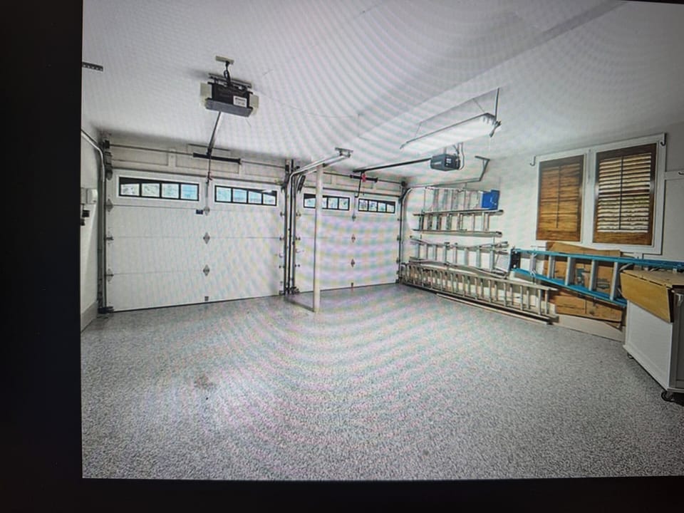 2 car garage with openers