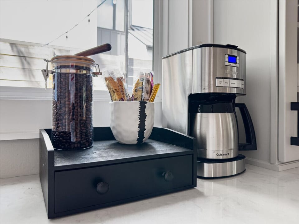 House#1: Cozy coffee corner, perfect for brewing your favorite morning cup.