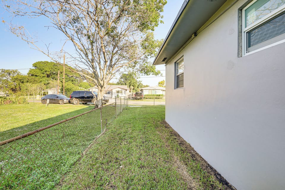 Exterior | Fenced-In Yard | Single-Story Unit