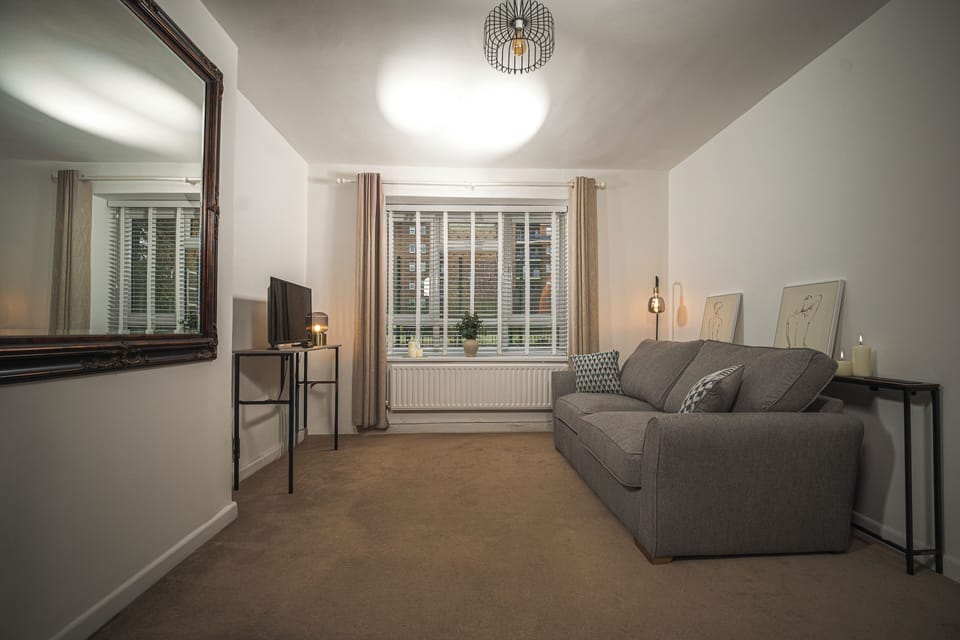 Living room from bar table angle