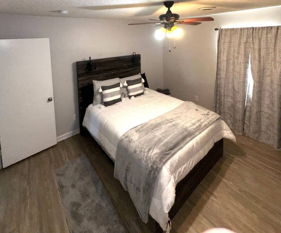 Comfortable bedroom.