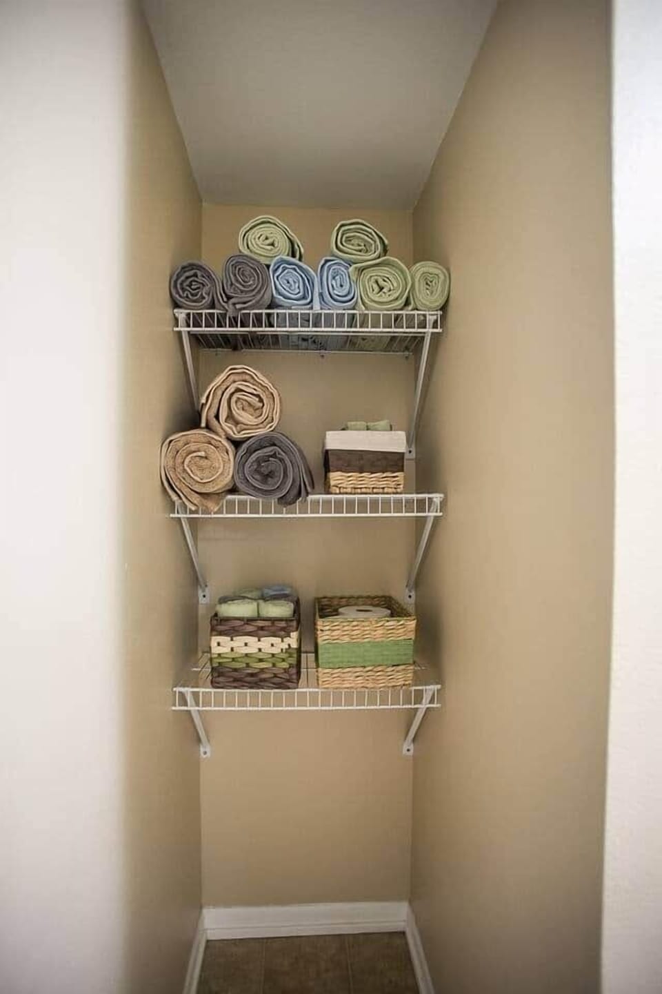 Plenty of towels and supplies