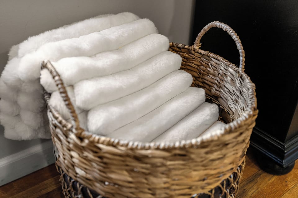 Extra cozy touches to make you feel at home