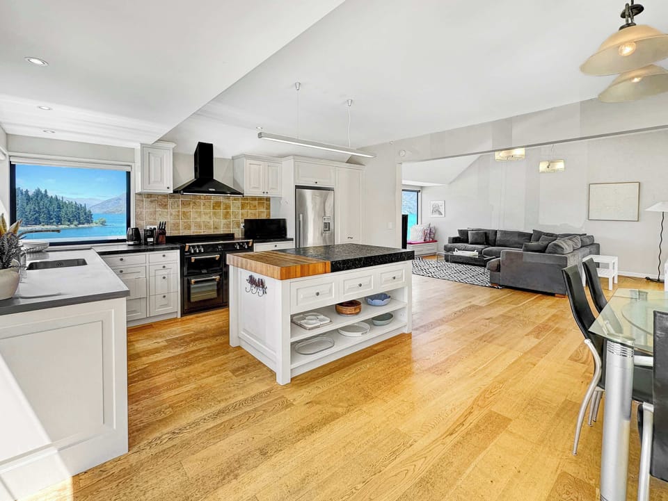 Open-plan living and dining for easy entertaining
