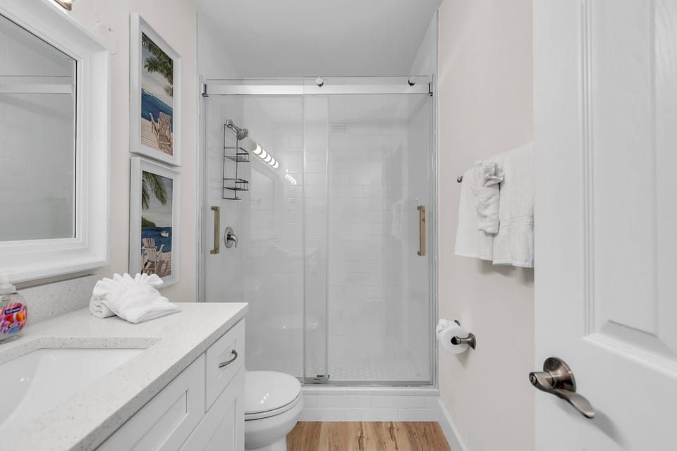 Updated first floor bathroom