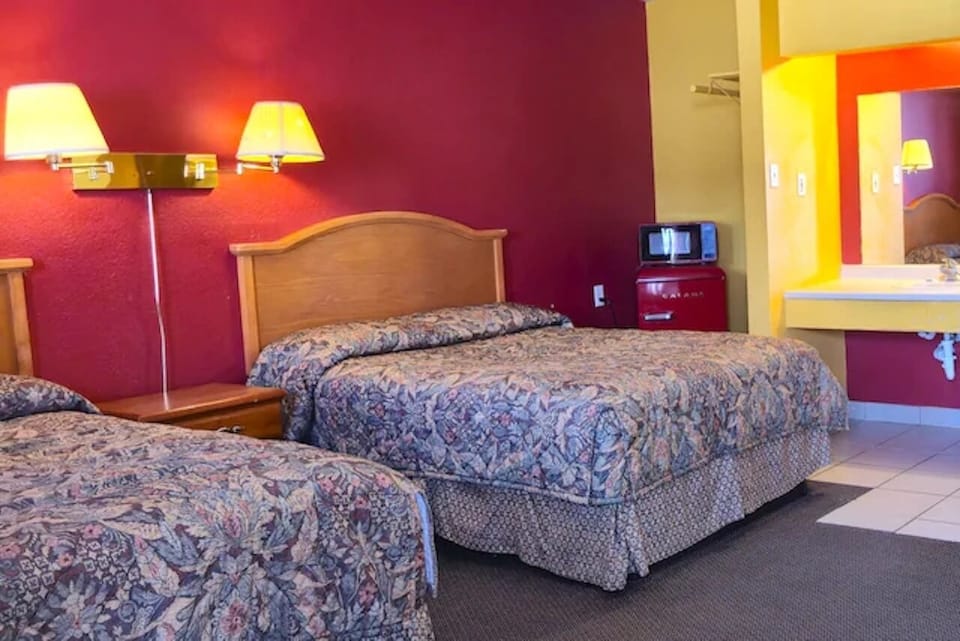 Enjoy convenient snacks with in-room fridge and microwave nearby.