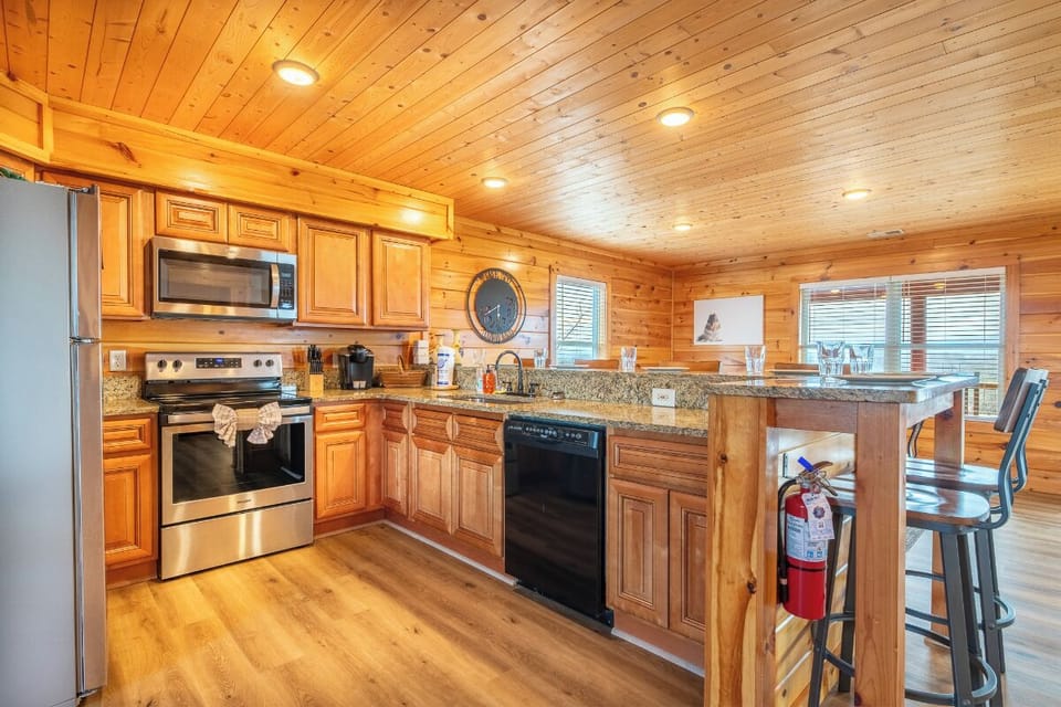 Time to Unwind's fully-equipped kitchen