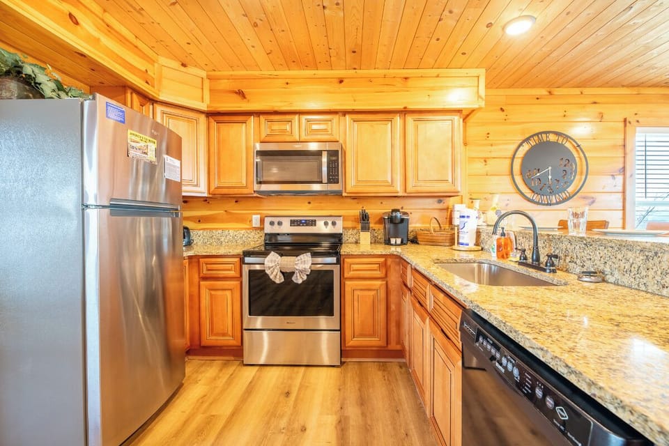 Time to Unwind's fully-equipped kitchen