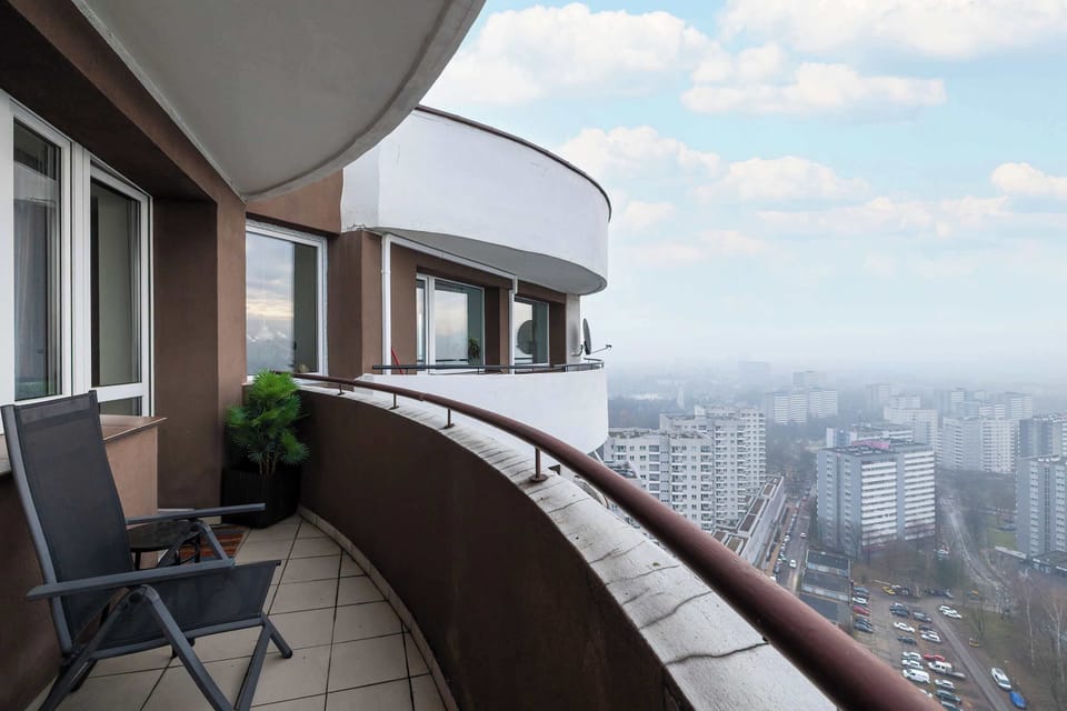 The balcony's peaceful ambiance is ideal for unwinding.