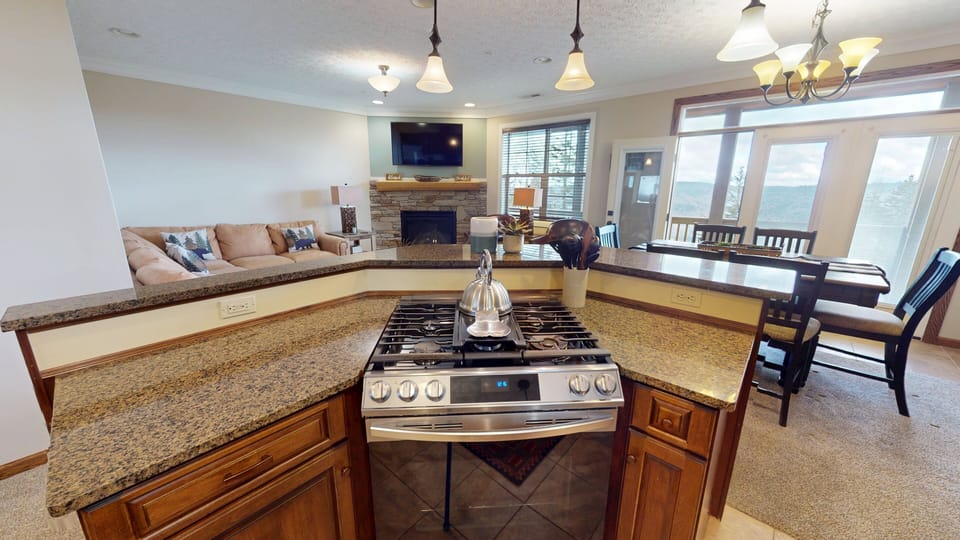 Indoors, Kitchen, Cooktop, Floor, Flooring
