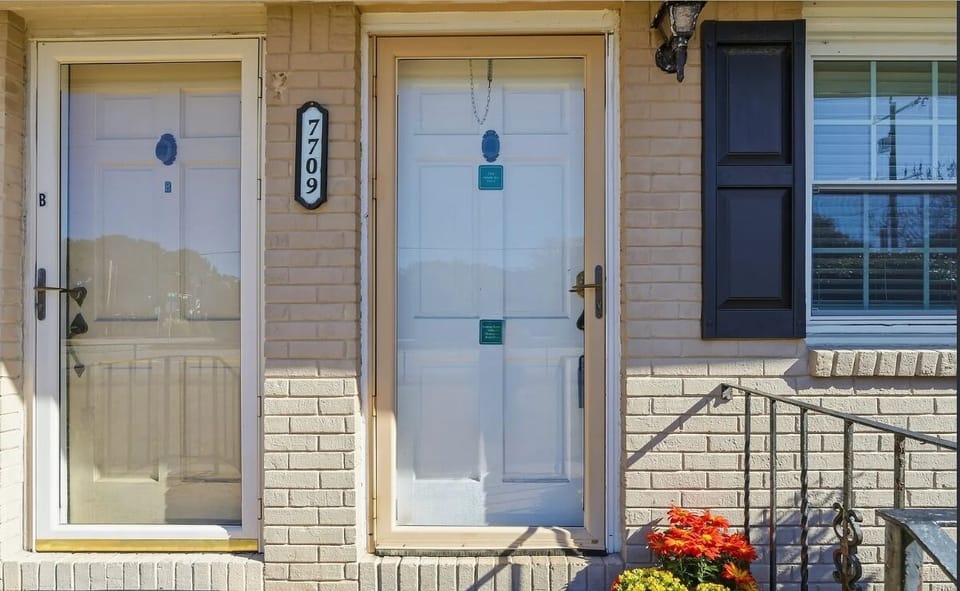 Door on the right