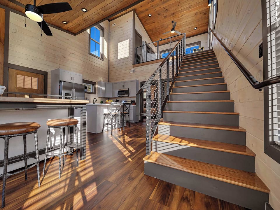 Work area with seating