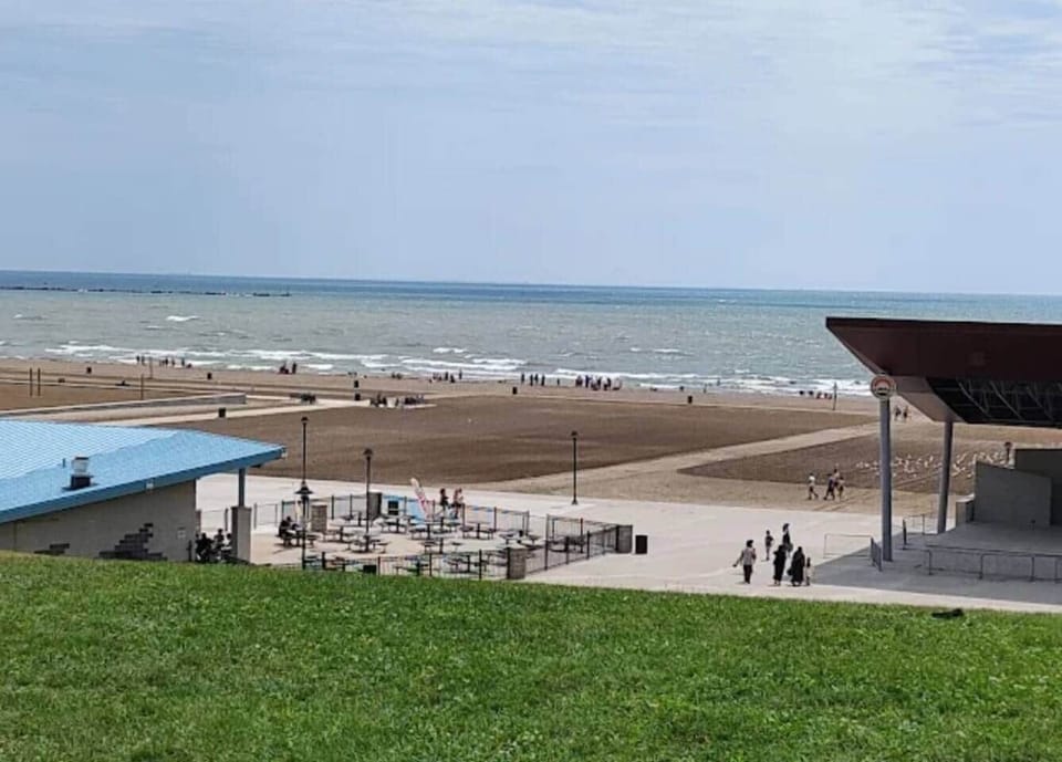 Seacliff Beach at the end of our street