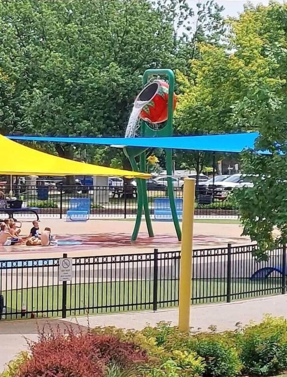 Splashpad at park