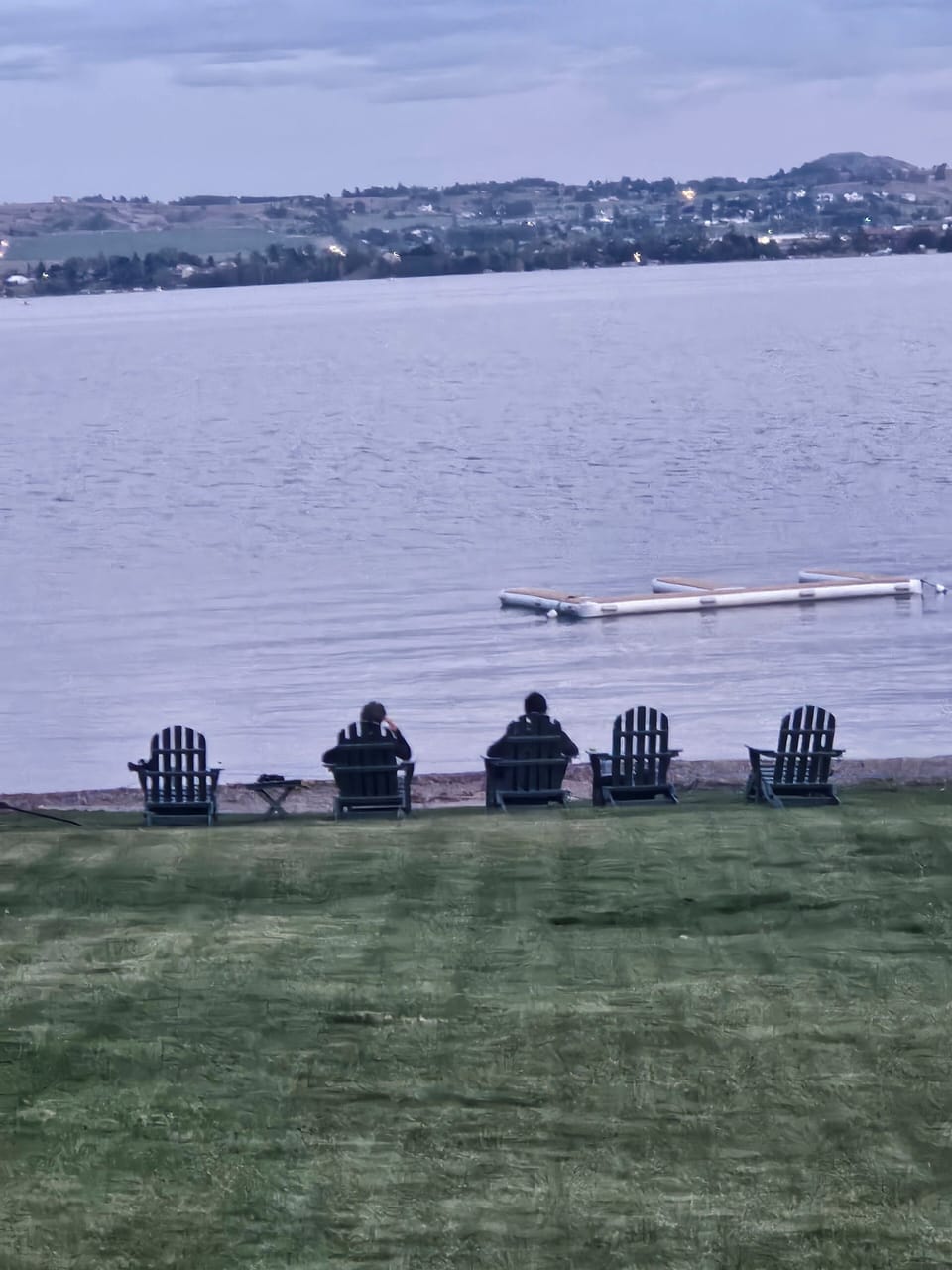 Chill down at our 50’ of lake front. Watch efoilers cruise by or build a fire.